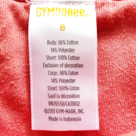 Gymboree Jersey Skirt Built In Shorts Size 8 - Picture 4 of 5